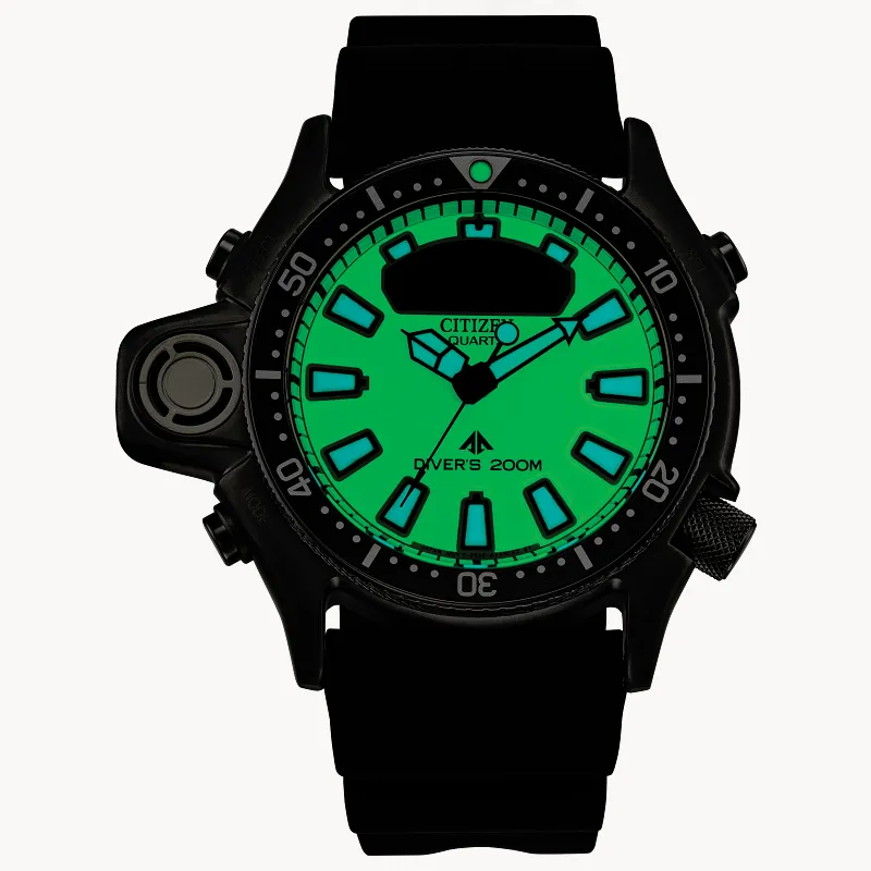 Promaster Aqualand Green Dial Polyurethane Strap JP2007-09W | CITIZEN Promaster Aqualand Green Dial Polyurethane Strap JP2007-09W | CITIZEN
